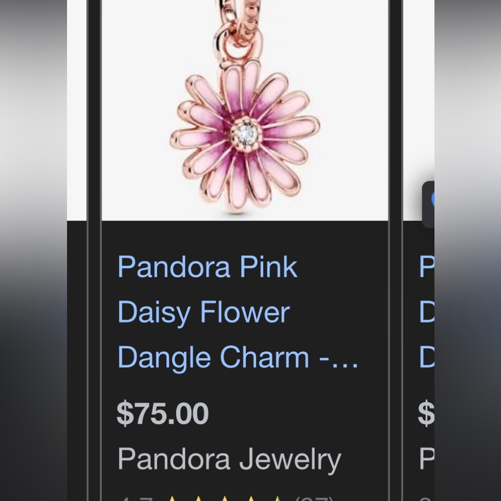 Daisy Pandora charm
